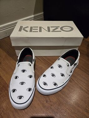 Kenzo Paris Eye Slip-On Sneakers